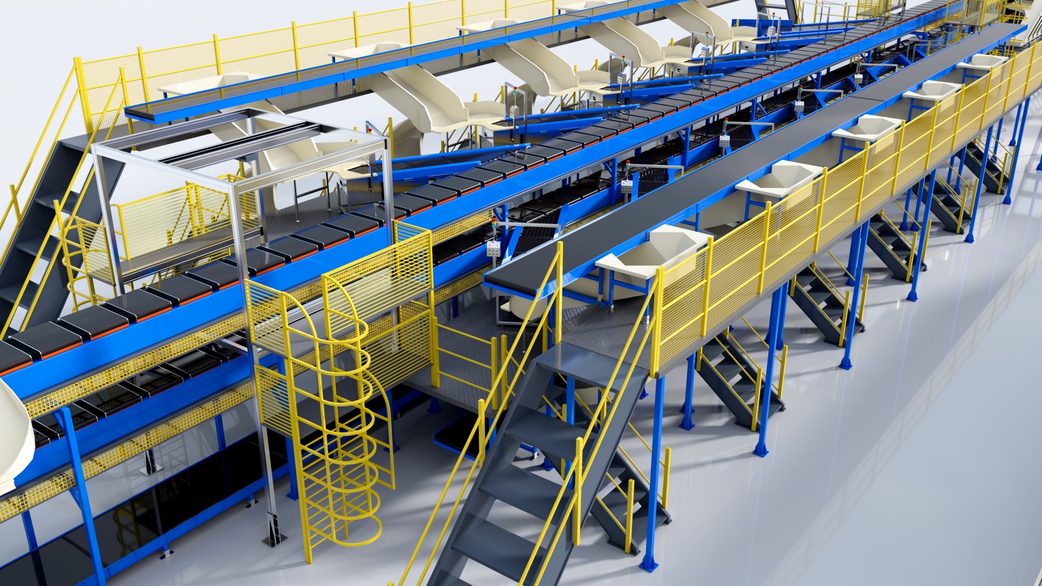 Cross-belt sorter (10)