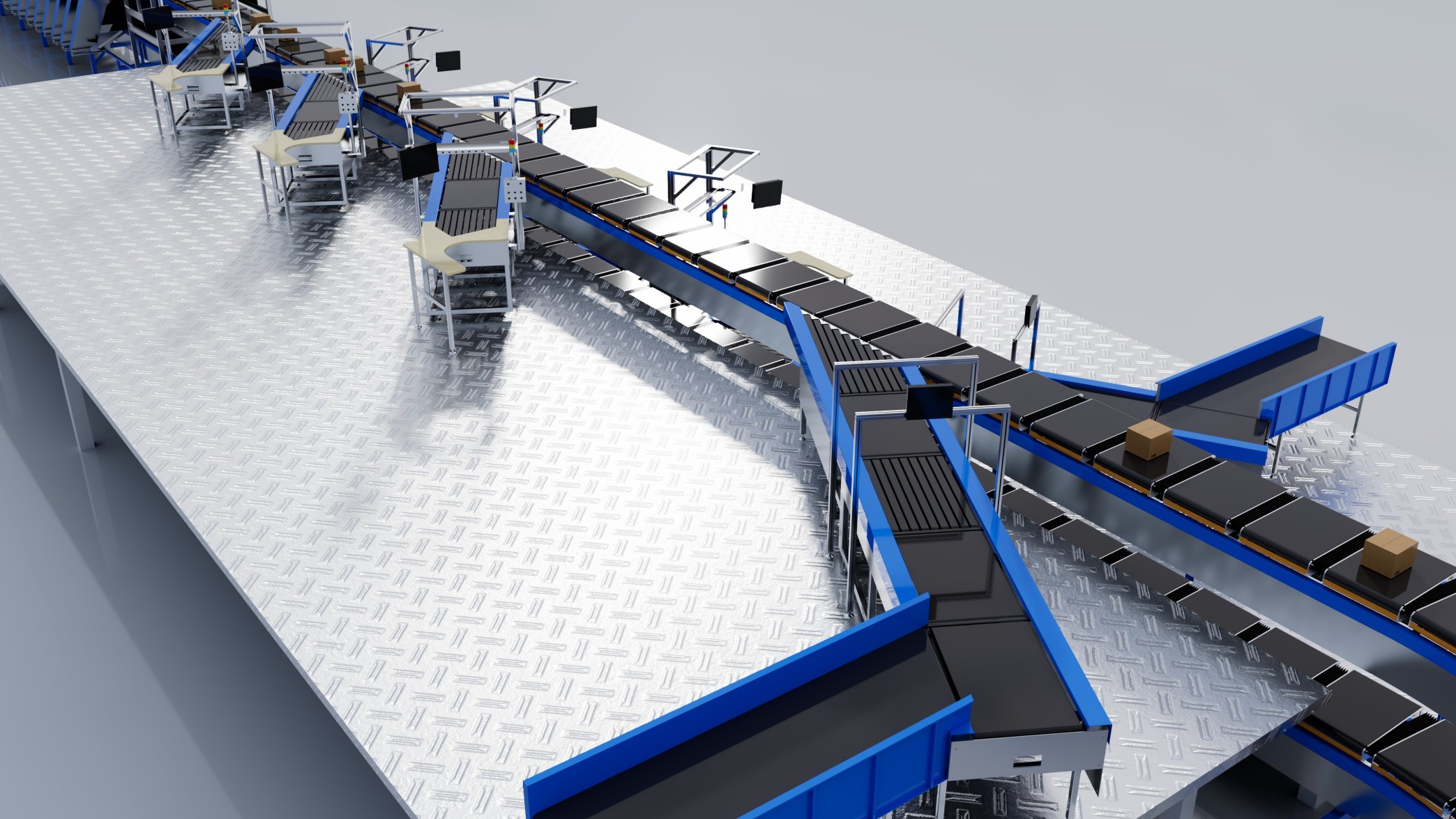 Cross-belt sorter (6)